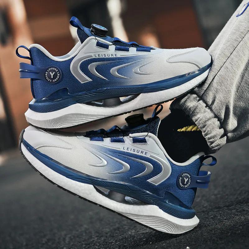 Vxv Shock Absorbers Slip Resistant Breathable Low Top Casual Shoes Men's-8