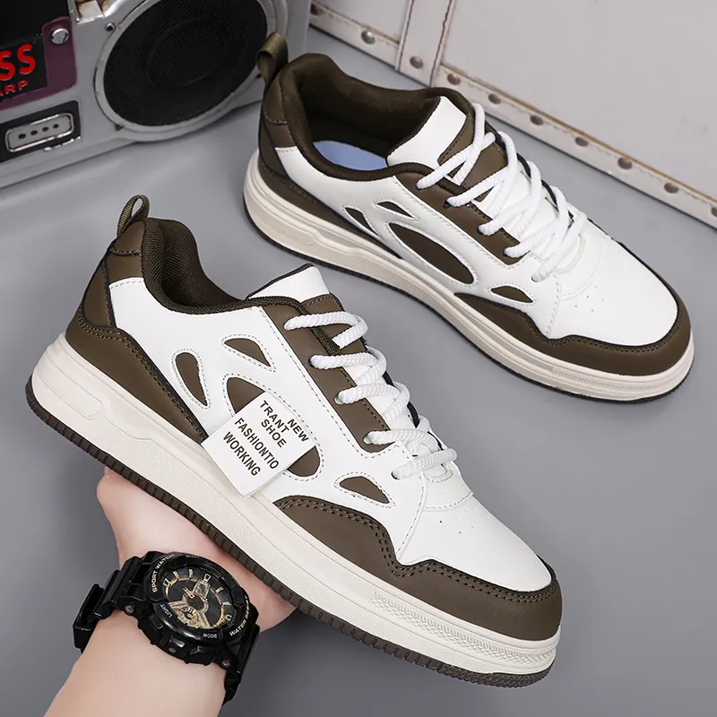 Vxv Slip Resistant, Abrasion Resistant, Lightweight Low Top Skateboard Shoes Men's-13