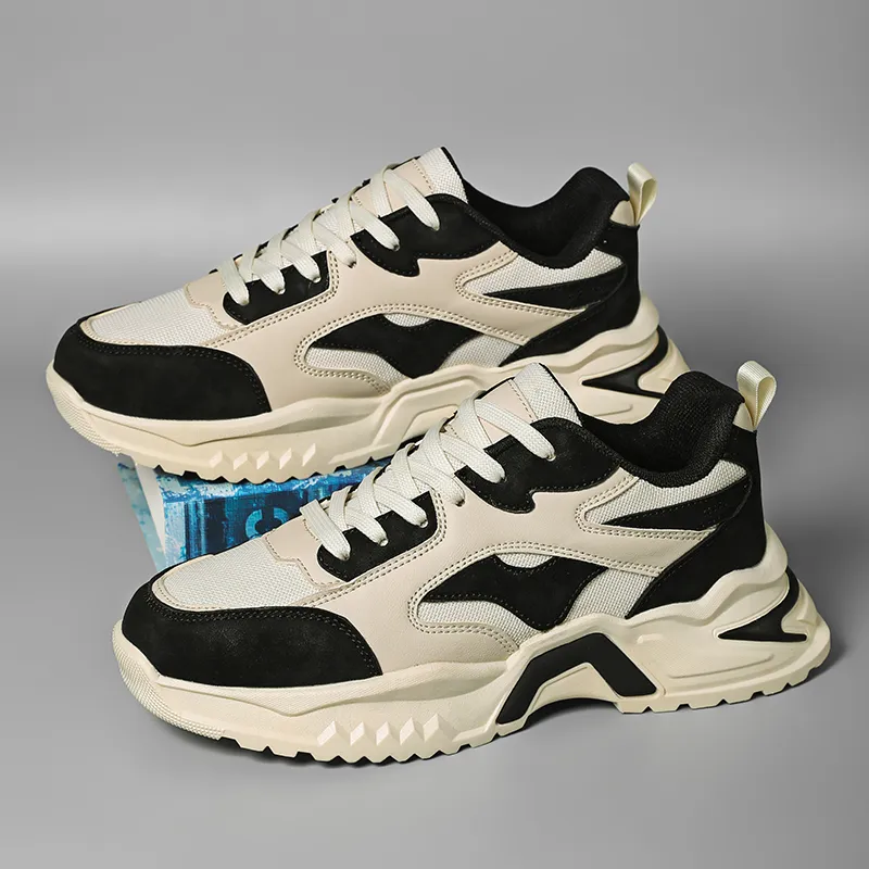 Vxv Slip Resistant Lightweight Height Increasing Low Top Chunky Sneakers Men's-7