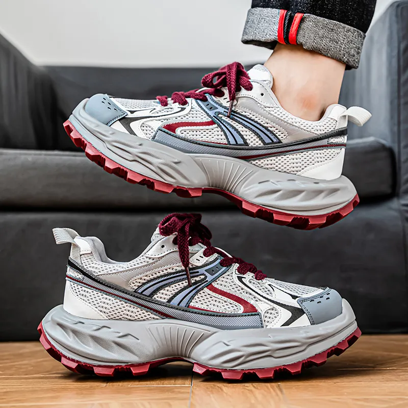 Vxv Coverage Lightweight Height Increasing Low Top Chunky Sneakers Men's-8