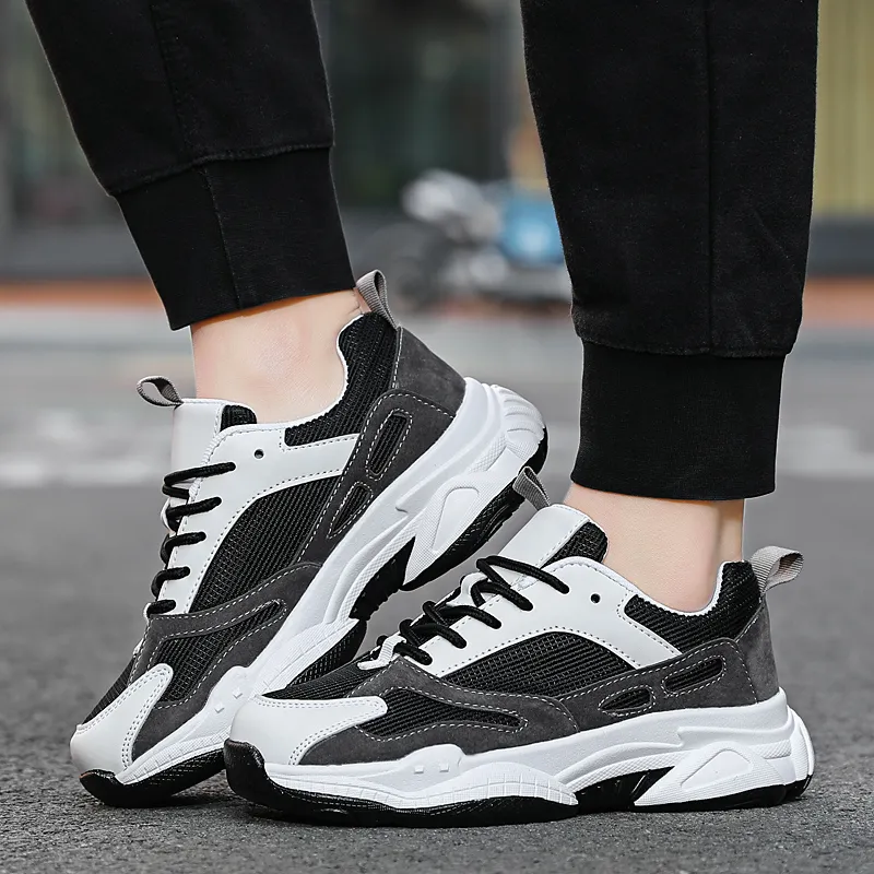Vxv Cushioning, Slip Resistant, Lightweight Low Top Chunky Sneakers Unisex-1