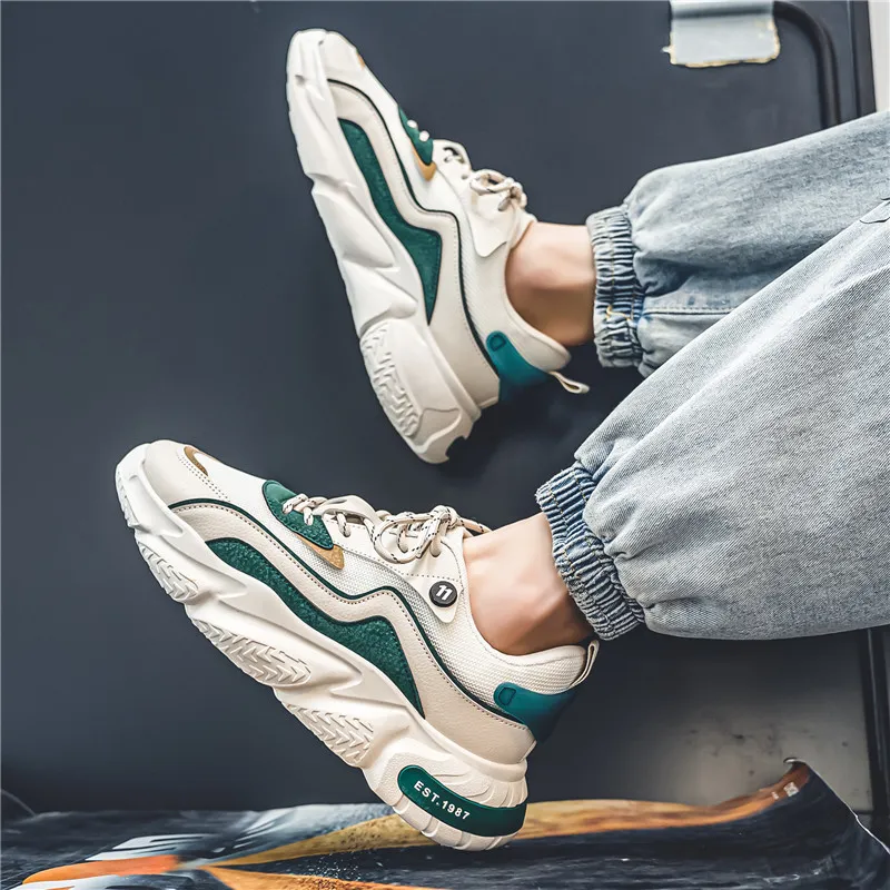 Vxv Cushioning, Breathable, Lightweight Low Top Chunky Sneakers Men's-13