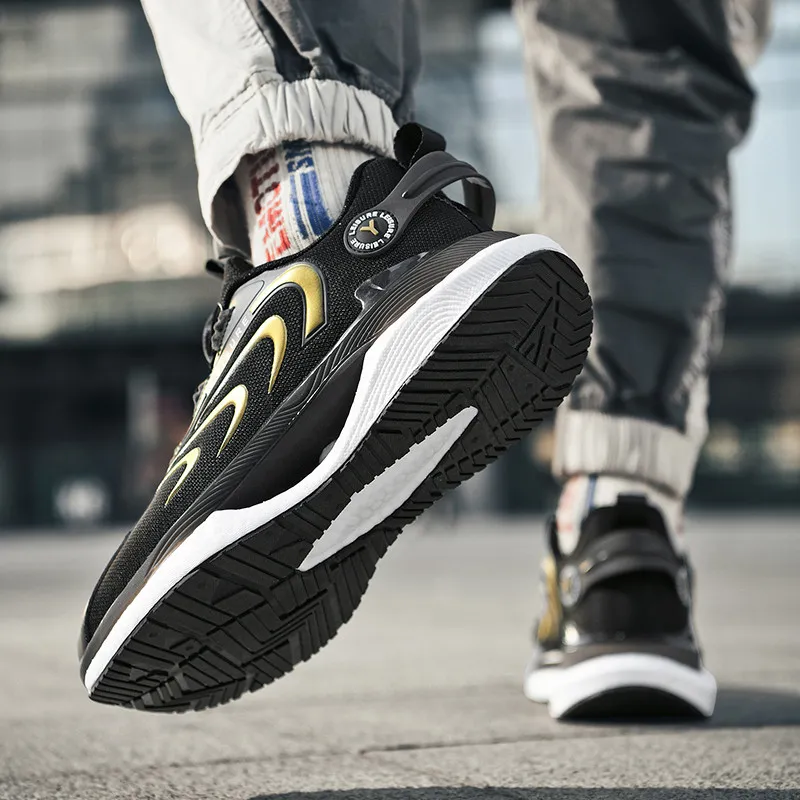 Vxv Shock Absorbers Slip Resistant Breathable Low Top Casual Shoes Men's-3