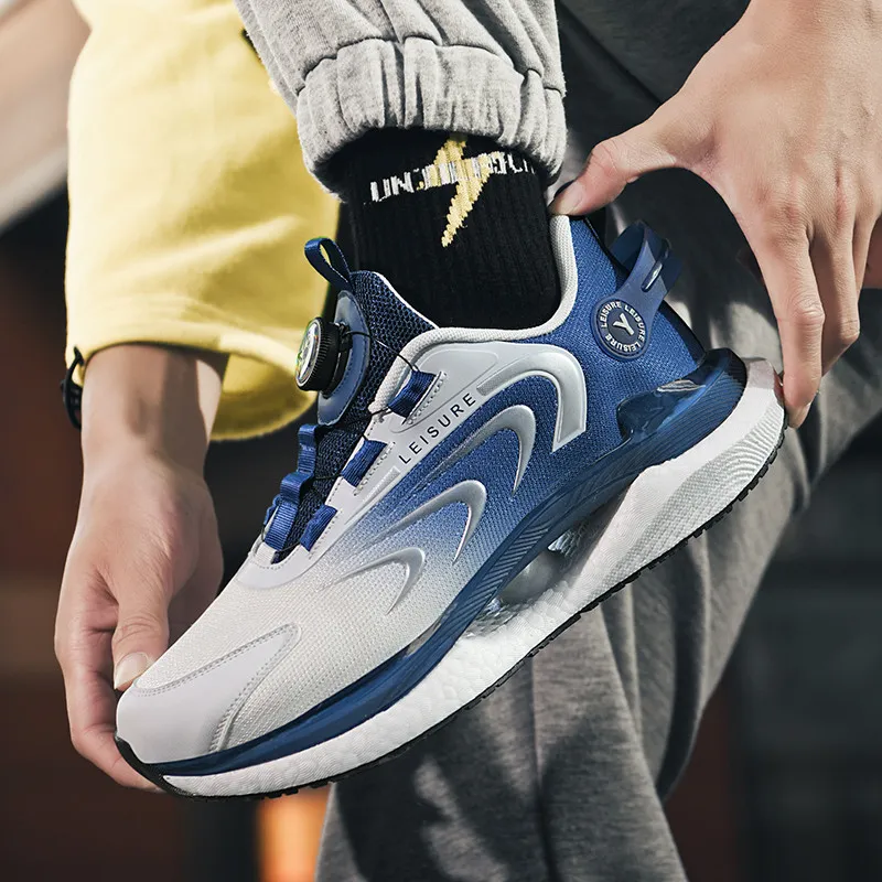Vxv Shock Absorbers Slip Resistant Breathable Low Top Casual Shoes Men's-7