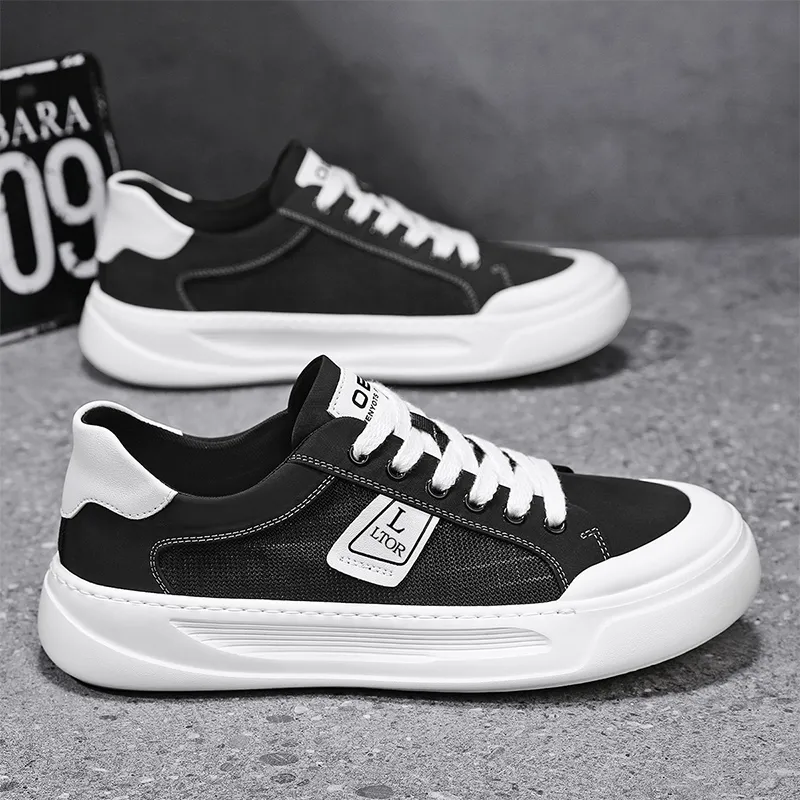 Vxv Slip Resistant Coverage With Height Increase Low Top Canvas Shoes Men's-1