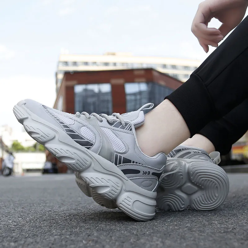 Vxv Cushioning Lightweight Height Increasing Low Top Chunky Sneakers Unisex-13