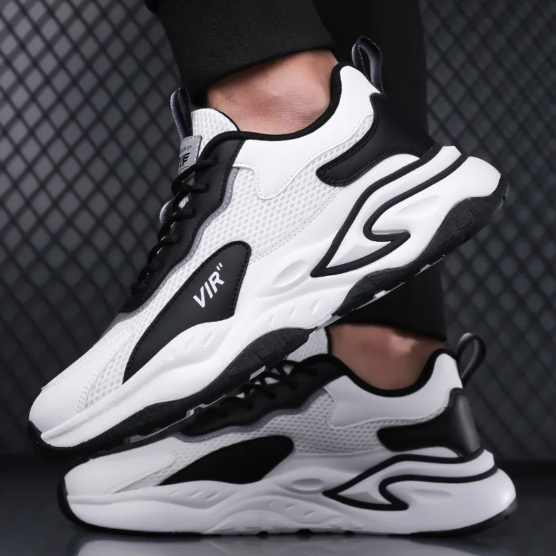 Vxv Cushioning, Slip Resistant, Lightweight Low Top Chunky Sneakers Men's-12