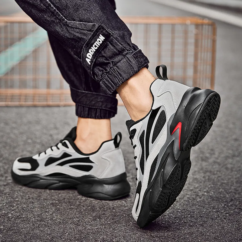 Vxv Shock Absorbers Slip Resistant Breathable Low Top Casual Shoes Men's-10
