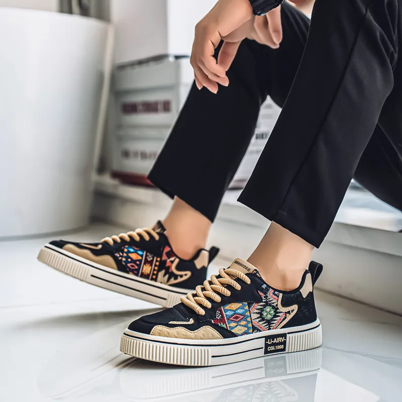 Vxv Slip Resistant And Breathable Low Top Skateboard Shoes Men's-16