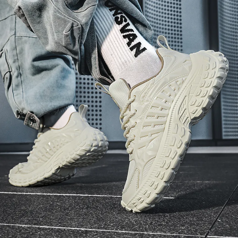 Vxv Cushioning, Breathable, Lightweight Low Top Chunky Sneakers Unisex-8
