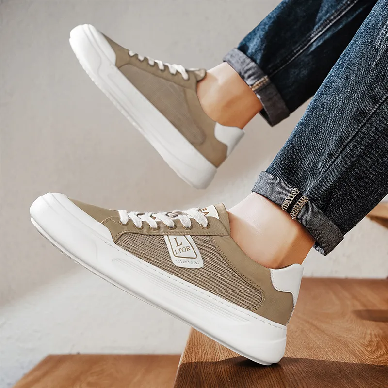 Vxv Slip Resistant Coverage With Height Increase Low Top Canvas Shoes Men's-9