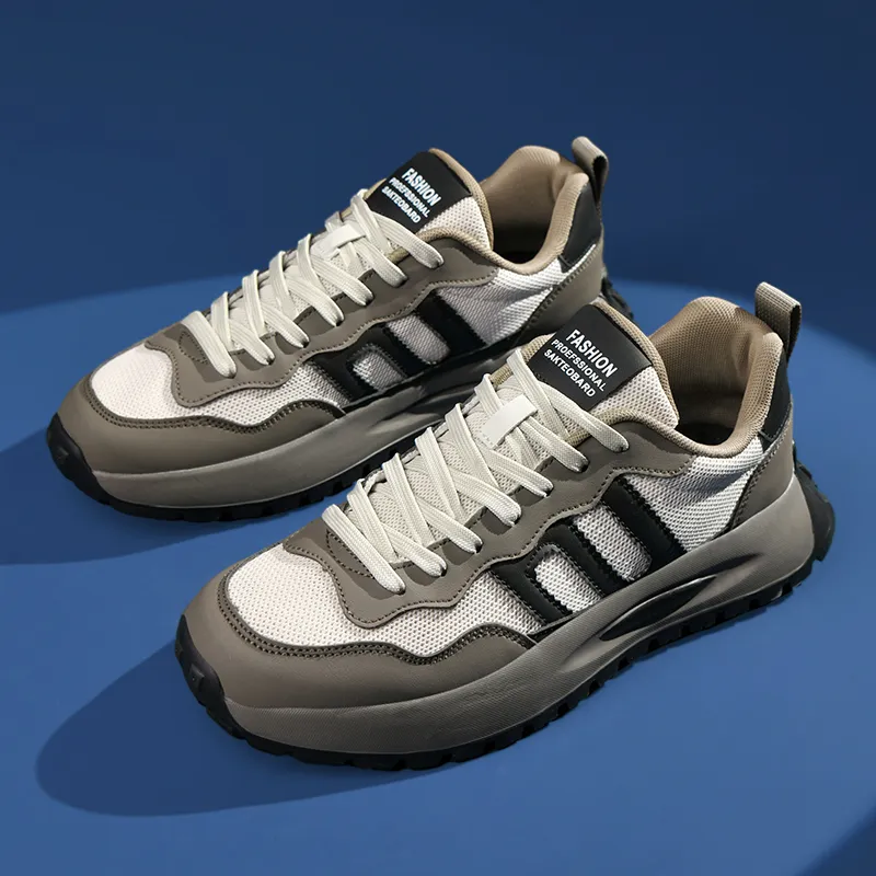 Vxv Shock Absorbers Slip Resistant Breathable Low Top Casual Shoes Men's-9