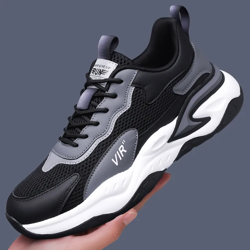Vxv Cushioning, Slip Resistant, Lightweight Low Top Chunky Sneakers Men's-9