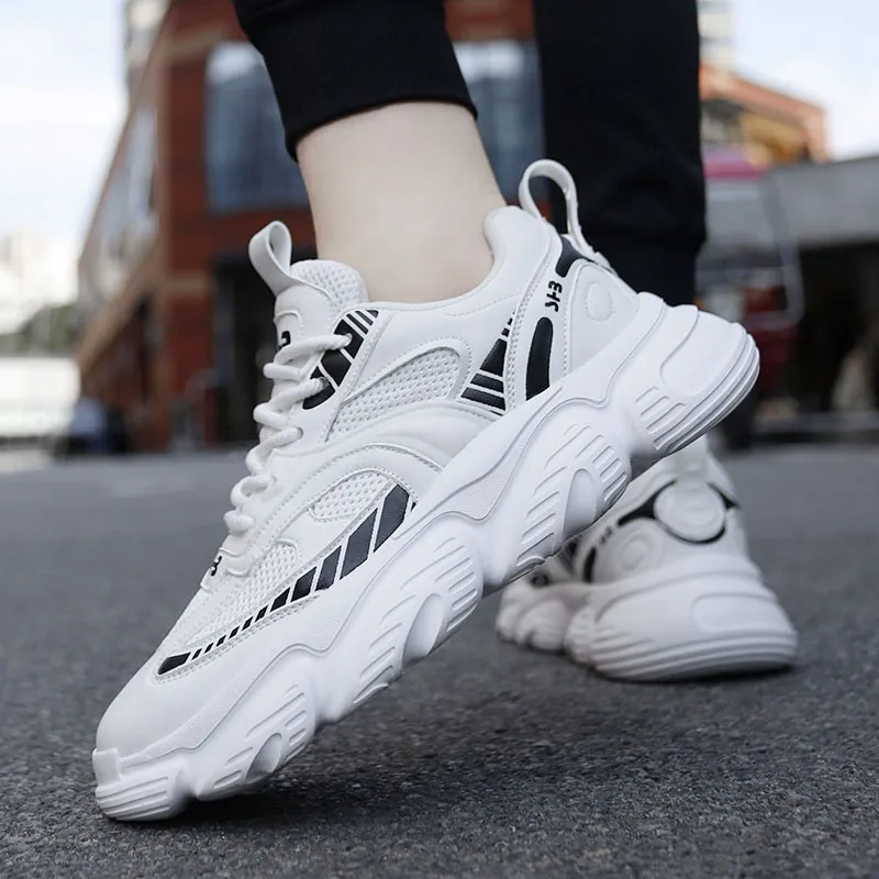 Vxv Cushioning Lightweight Height Increasing Low Top Chunky Sneakers Unisex-9