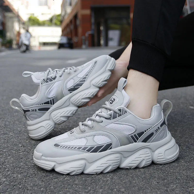 Vxv Cushioning Lightweight Height Increasing Low Top Chunky Sneakers Unisex-12