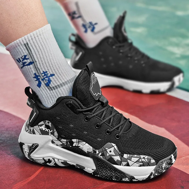 Vxv Shock Absorbers With Slip Resistant And Abrasion Resistant Properties Mid Top Basketball Shoes Men's-11