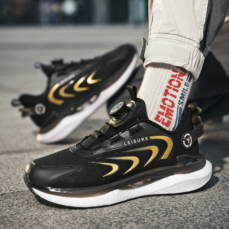 Vxv Shock Absorbers Slip Resistant Breathable Low Top Casual Shoes Men's-2