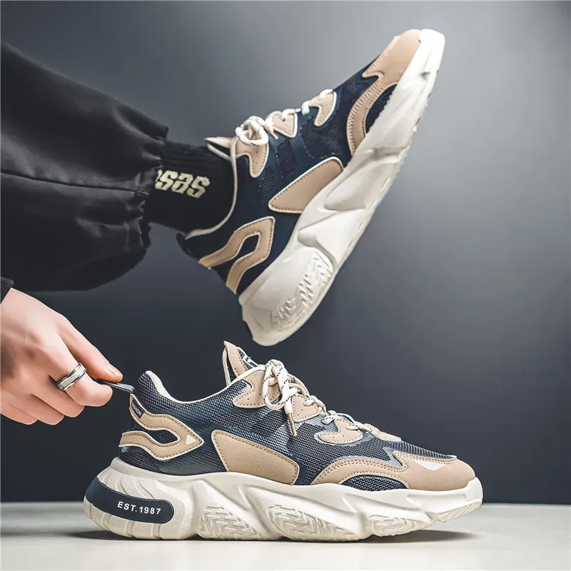 Vxv Slip Resistant Coverage Lightweight Low Top Chunky Sneakers Men's-7