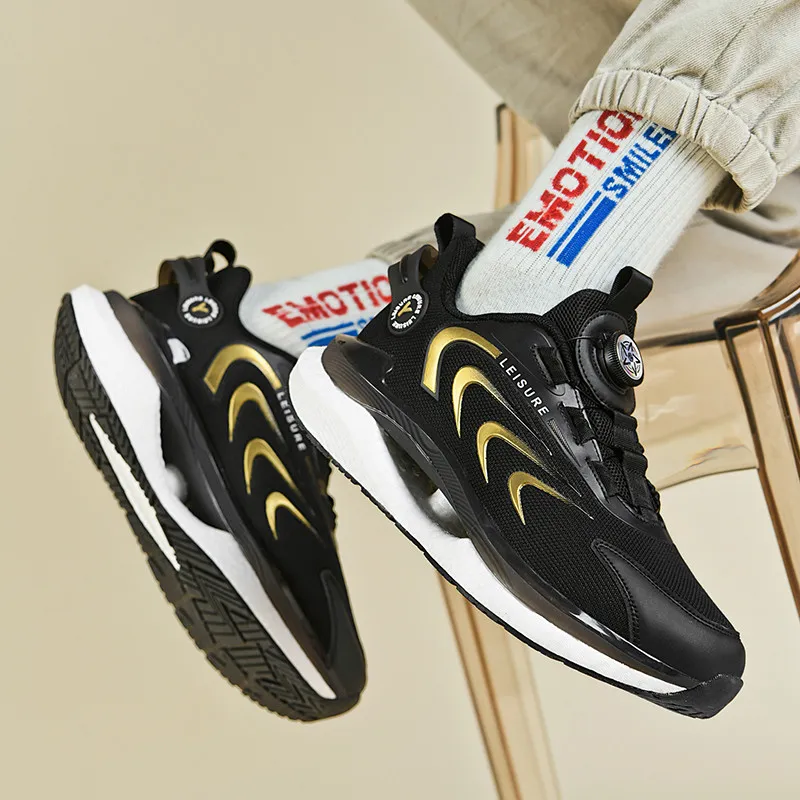 Vxv Shock Absorbers Slip Resistant Breathable Low Top Casual Shoes Men's-4
