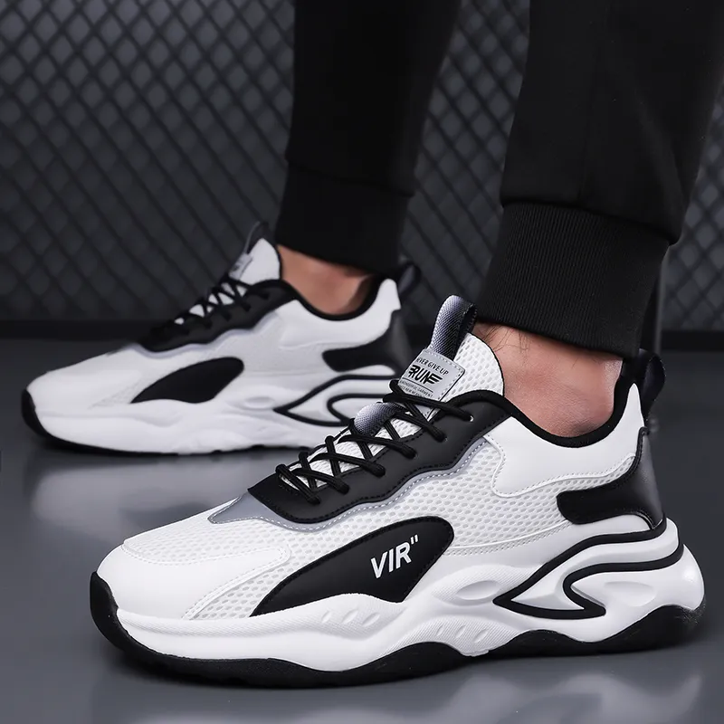 Vxv Cushioning, Slip Resistant, Lightweight Low Top Chunky Sneakers Men's-11