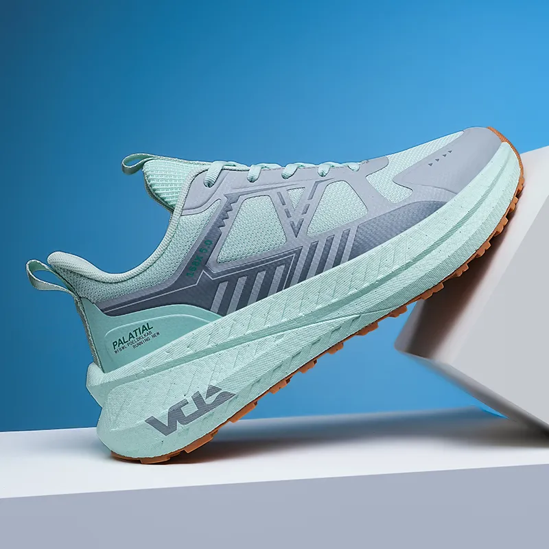 Vxv Shock Absorbers Slip Resistant Breathable Low Top Physical Fitness Test & Exam Running Shoes Unisex-6