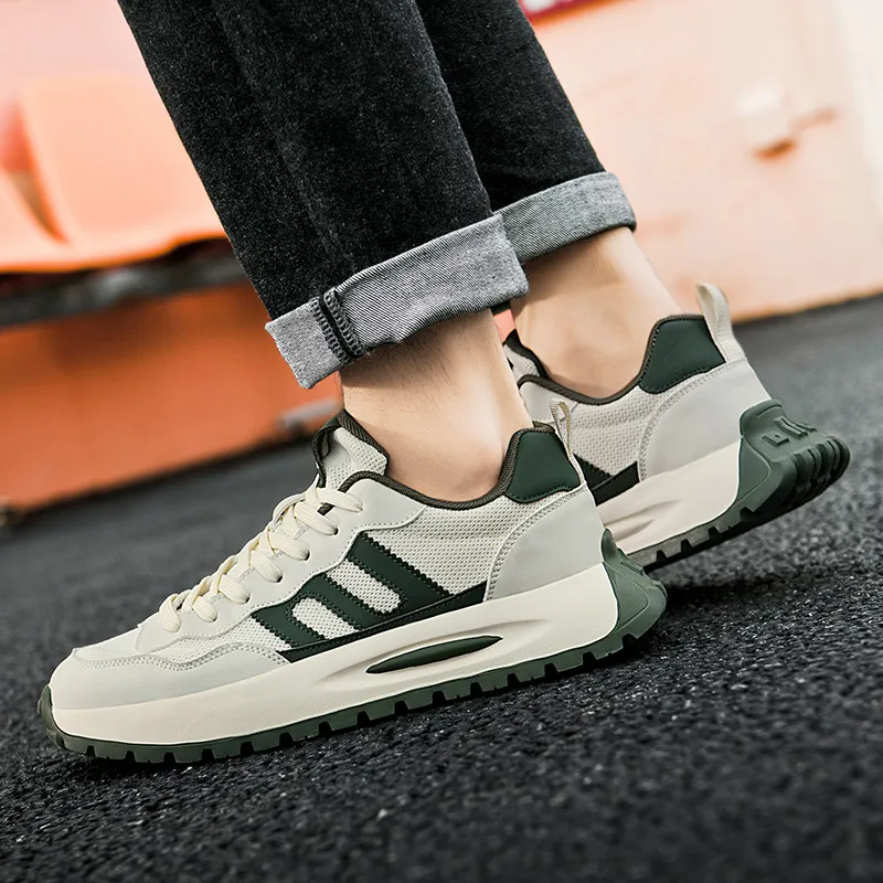 Vxv Shock Absorbers Slip Resistant Breathable Low Top Casual Shoes Men's-12