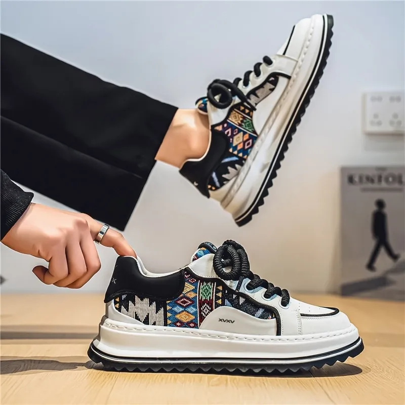 Vxv Cushioning, Slip Resistant, Breathable, Coverage, Balance, Height Increasing Low Top Casual Shoes Men's-5