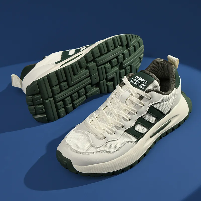 Vxv Shock Absorbers Slip Resistant Breathable Low Top Casual Shoes Men's-14