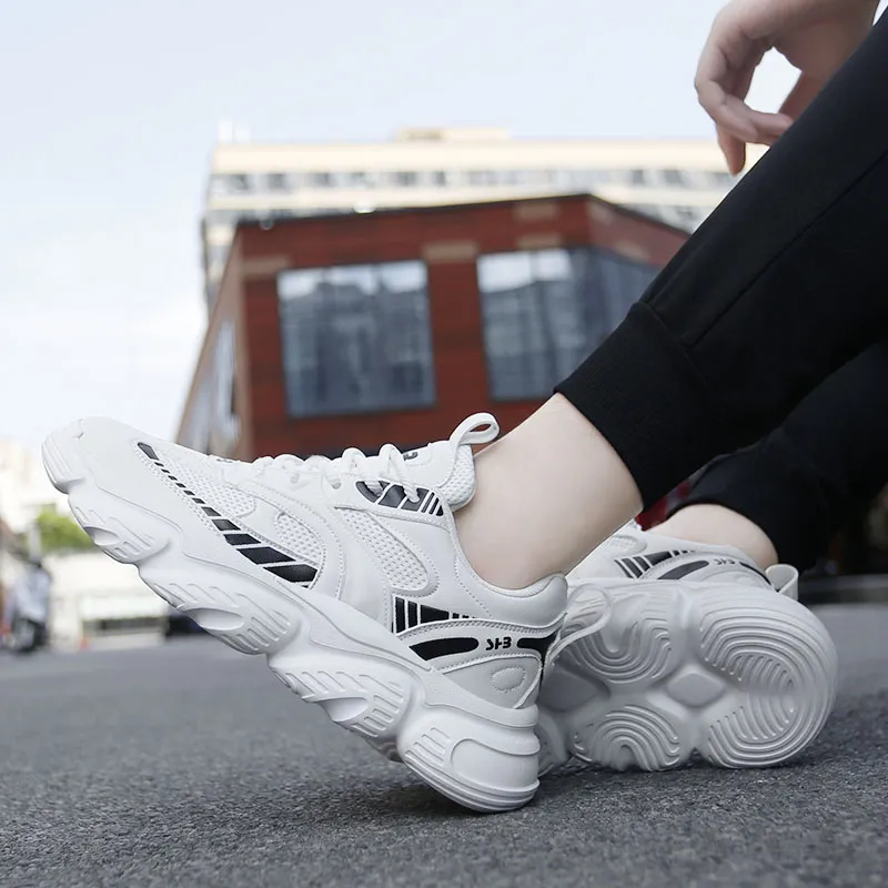 Vxv Cushioning Lightweight Height Increasing Low Top Chunky Sneakers Unisex-8