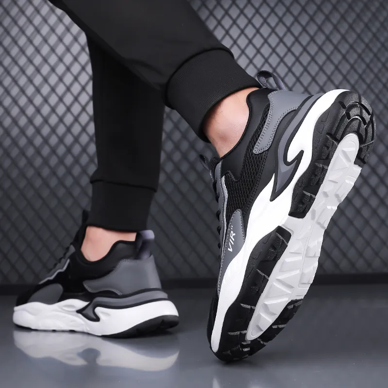 Vxv Cushioning, Slip Resistant, Lightweight Low Top Chunky Sneakers Men's-8