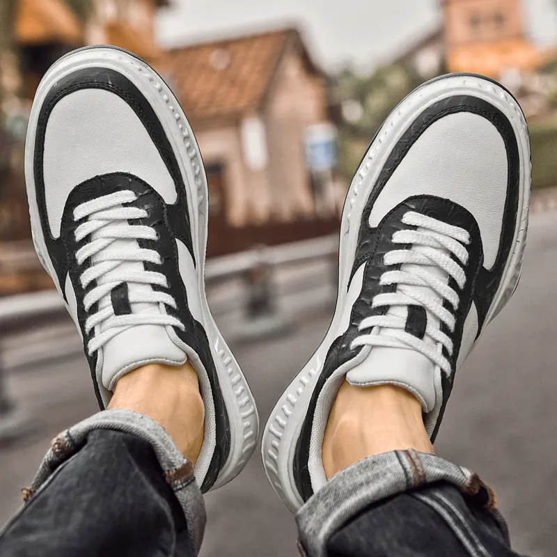Vxv Cushioning Lightweight Height Increasing Low Top Skateboard Shoes Men's-3