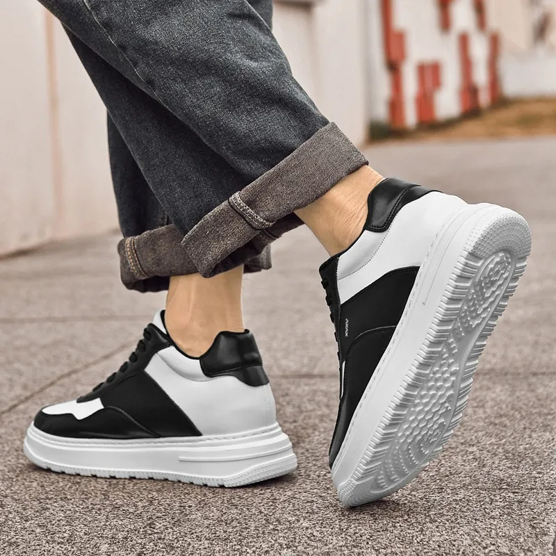 Vxv Cushioning Support Height Increasing Low Top Casual Shoes Men's-3