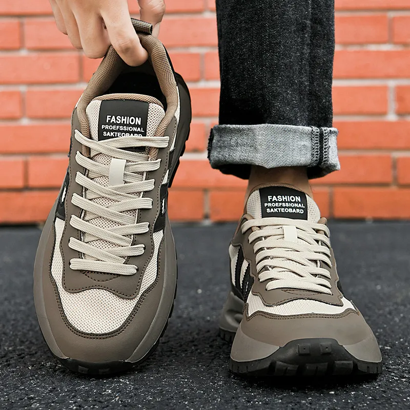Vxv Shock Absorbers Slip Resistant Breathable Low Top Casual Shoes Men's-7