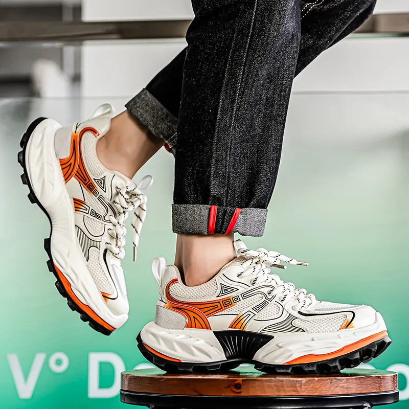 Vxv Coverage Lightweight Height Increasing Low Top Chunky Sneakers Men's-6
