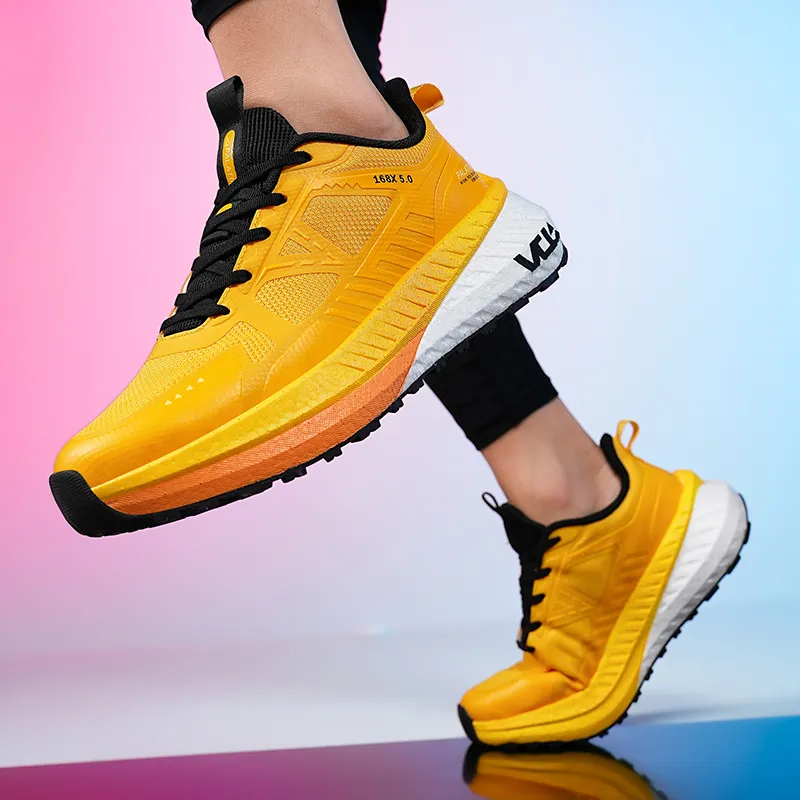 Vxv Shock Absorbers Slip Resistant Breathable Low Top Physical Fitness Test & Exam Running Shoes Unisex-12