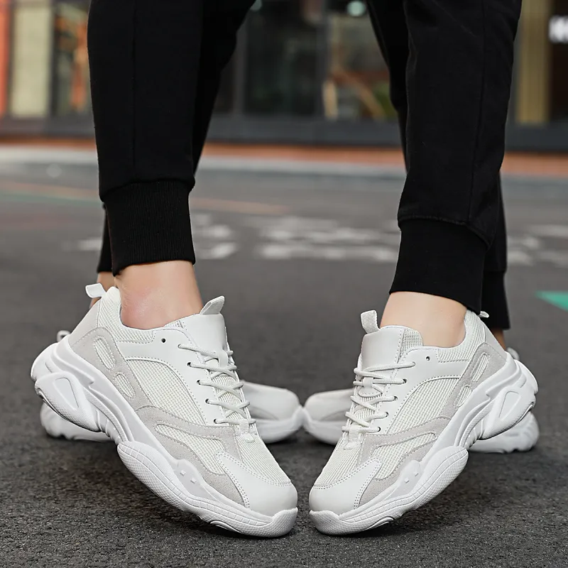Vxv Cushioning, Slip Resistant, Lightweight Low Top Chunky Sneakers Unisex-9