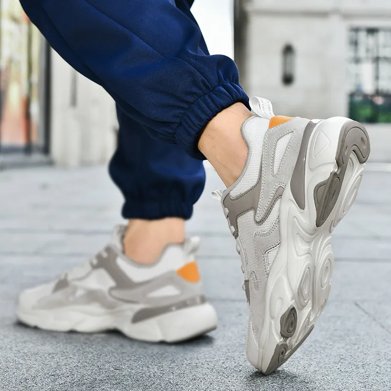 Vxv Cushioning, Breathable, Height Increasing Low Top Chunky Sneakers Men's-15