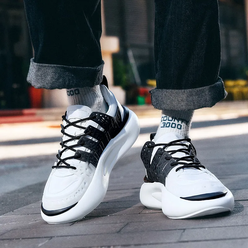 Vxv Cushioning Abrasion Resistant Breathable Low Top Casual Shoes Men's-3