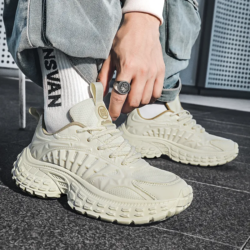 Vxv Cushioning, Breathable, Lightweight Low Top Chunky Sneakers Unisex-9