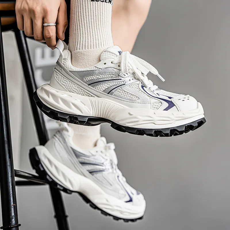 Vxv Coverage Lightweight Height Increasing Low Top Chunky Sneakers Men's-4