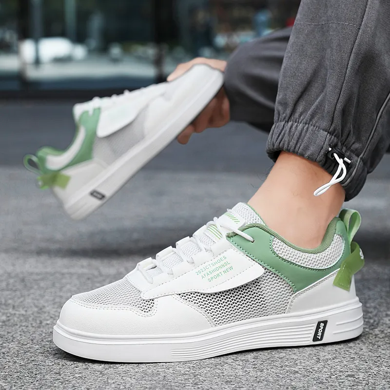 Vxv Slip Resistant, Lightweight, And Breathable Low Top Skateboard Shoes Men's-7