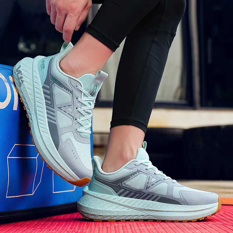 Vxv Shock Absorbers Slip Resistant Breathable Low Top Physical Fitness Test & Exam Running Shoes Unisex-8