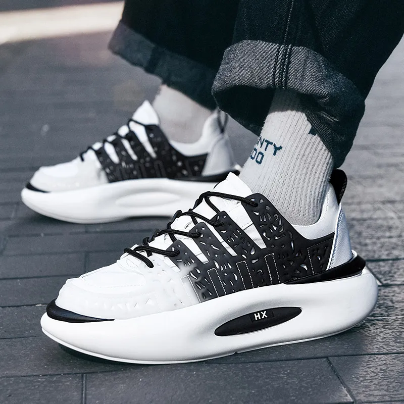 Vxv Cushioning Abrasion Resistant Breathable Low Top Casual Shoes Men's-1