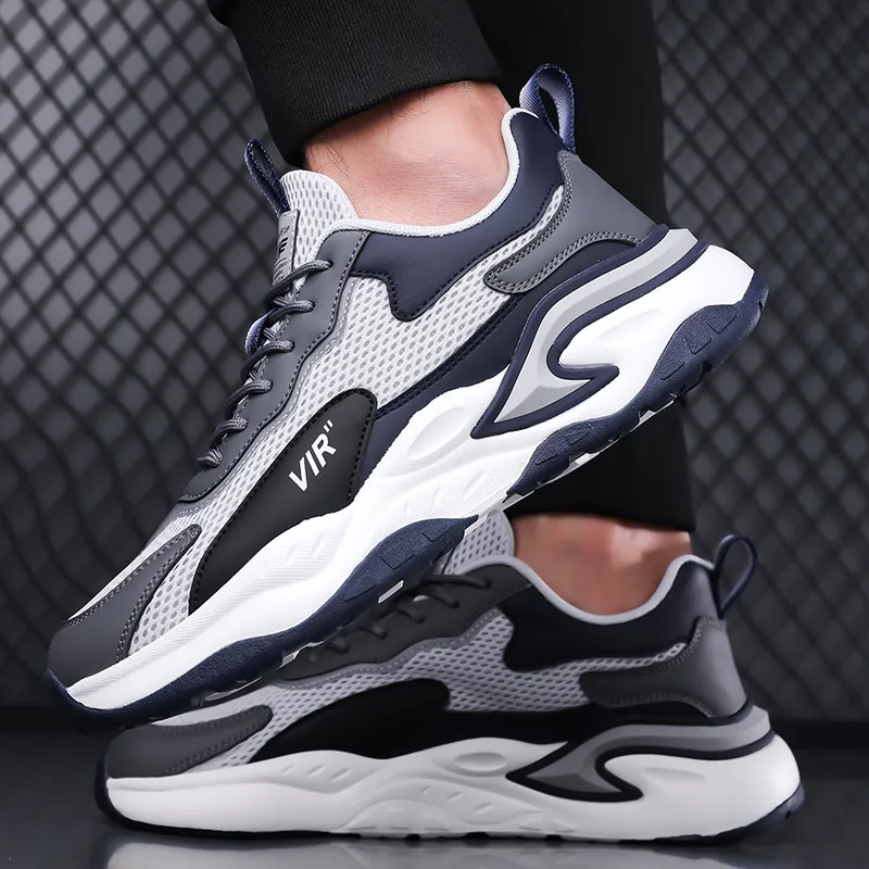 Vxv Cushioning, Slip Resistant, Lightweight Low Top Chunky Sneakers Men's-2