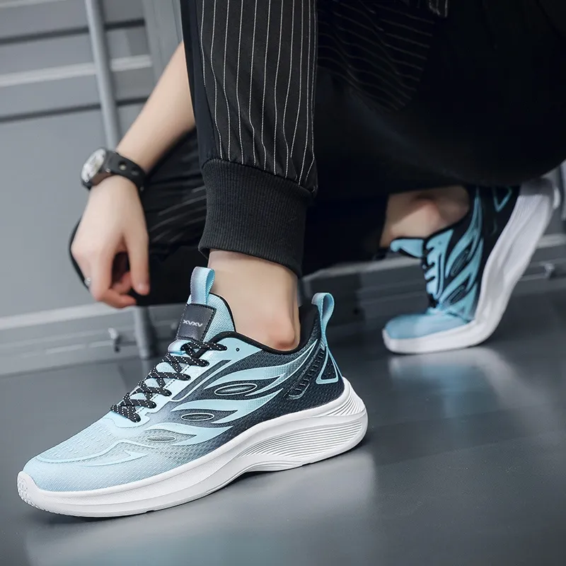 Vxv Shock Absorbers With Slip Resistant And Abrasion Resistant Properties Low Top Casual Shoes Men's-2