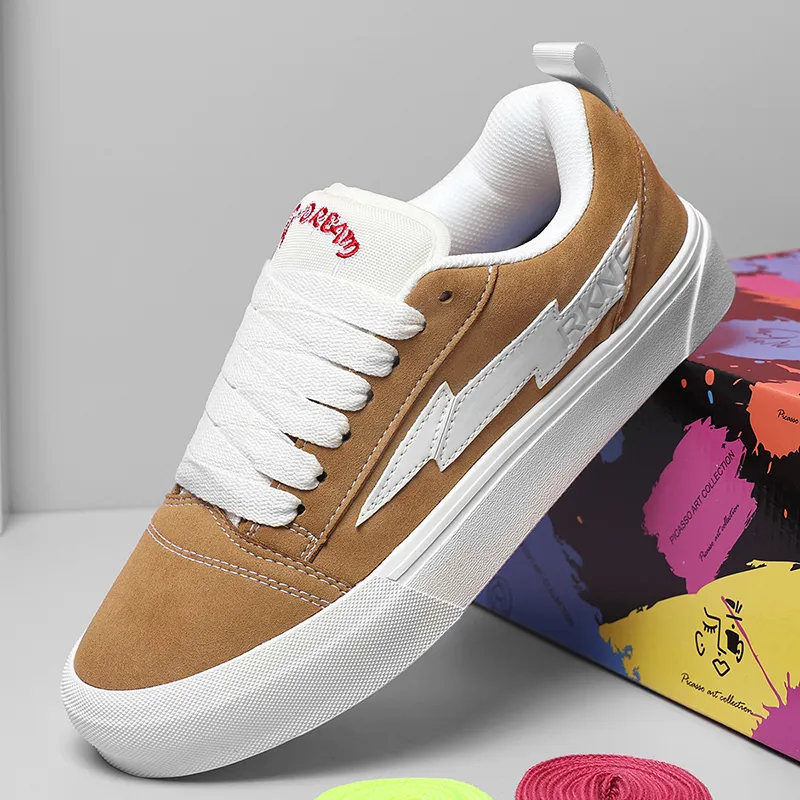 RKNE x PAIBLOKS Slip Resistant Cushioning Abrasion Resistant Low Top Skateboard Shoes Unisex-18