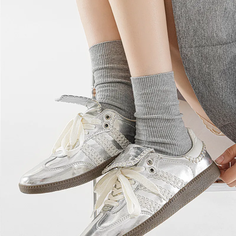 SHIWAJI Mid Calf Socks Women's Combo Set-3