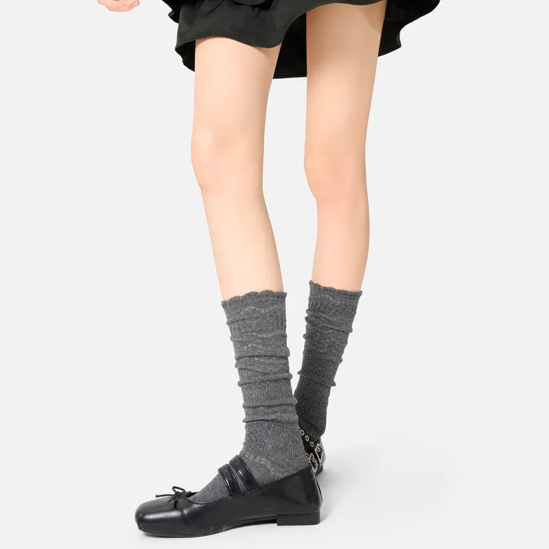 SHIWAJI Knee High Socks Women's 2 Pack-4