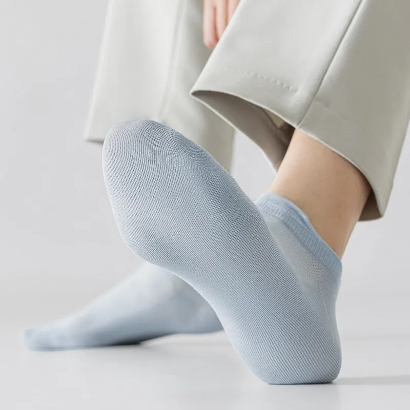 SHIWAJI No Show Socks Men's 5 Pack-11
