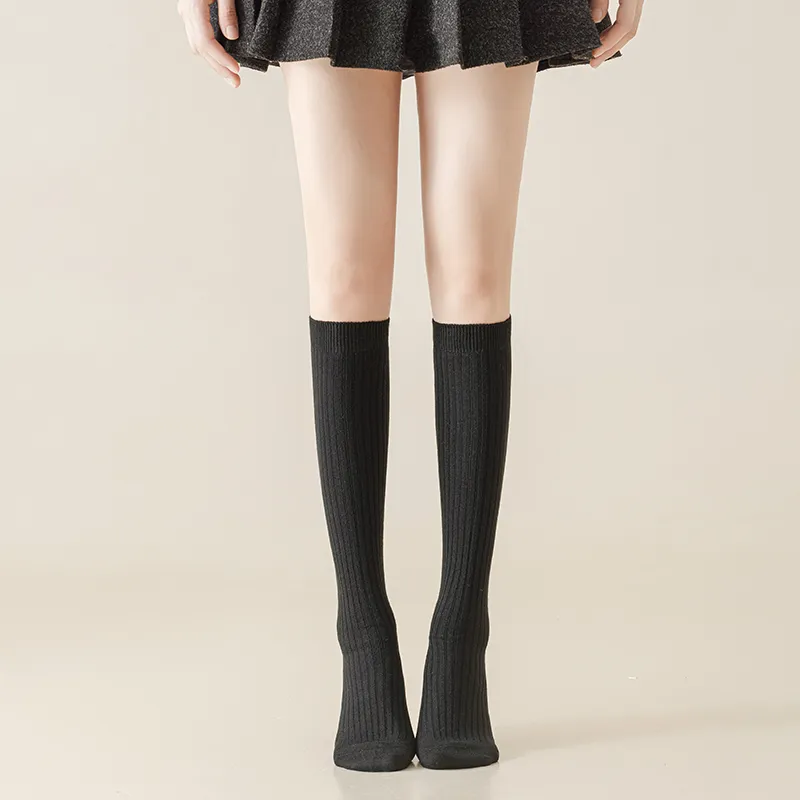 SHIWAJI Knee High Socks Women's 2 Pack-3
